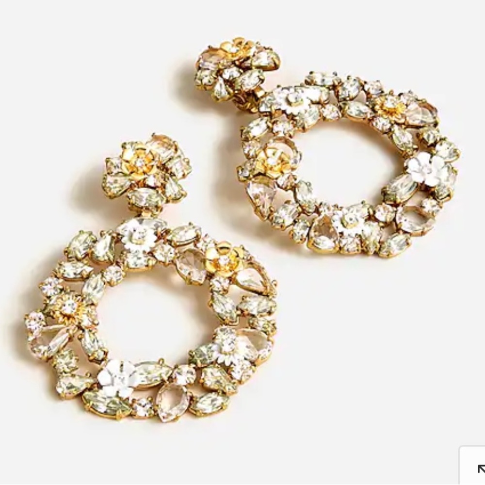 The hoop earring with a floral twist.